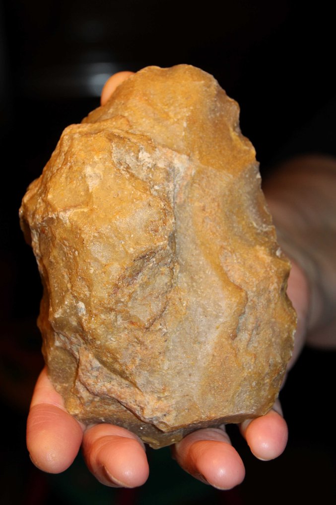 Παλαιολιθική Πυρόλιθος Διπλόσχημα - 130 mm (χωρίς τιμή ασφαλείας) #1.0