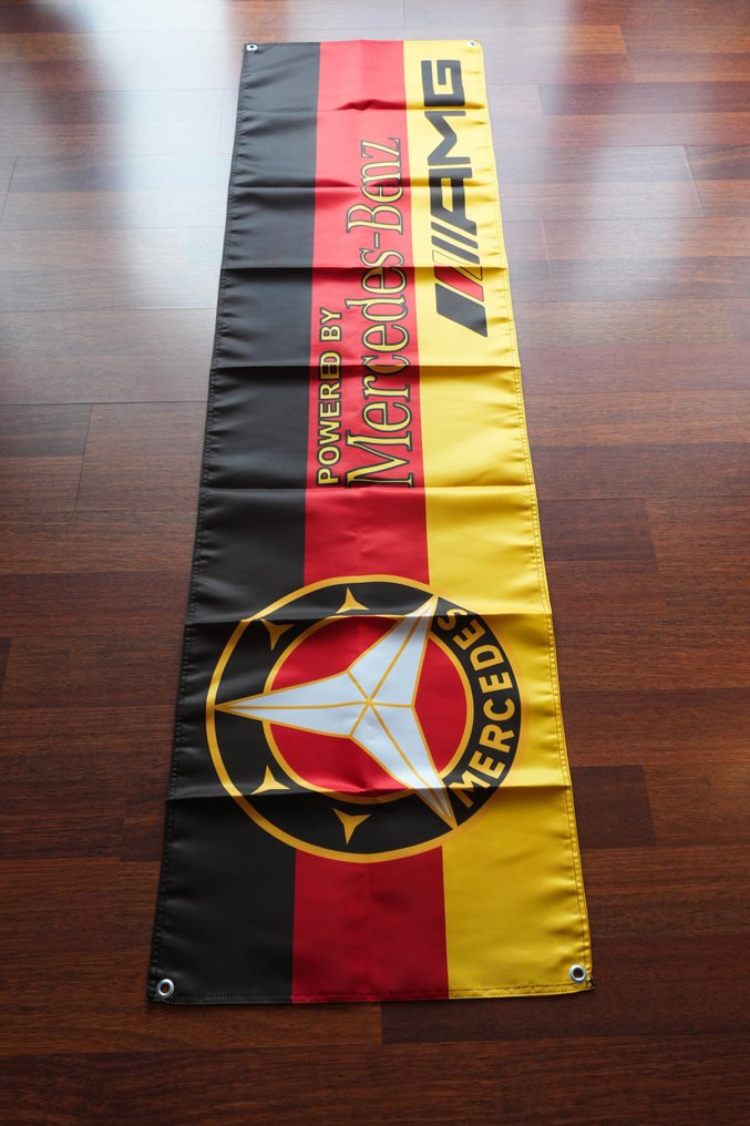 Drapeau - Mercedes-Benz - AMG – Racing Banner – 180 × 45 cm #1.0