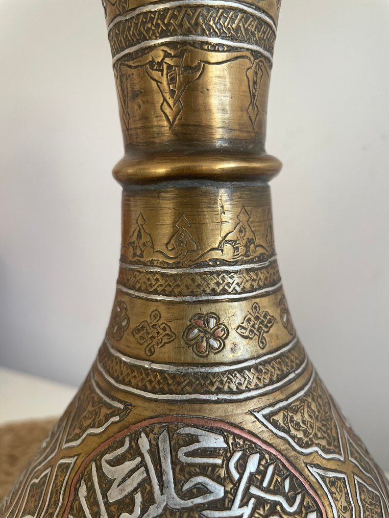 Βάζο με ισλαμική γραφή. - Ορείχαλκος, Χαλκός, Ασημί - Μέση Ανατολή - τέλος του 19ου αιώνα #2.1