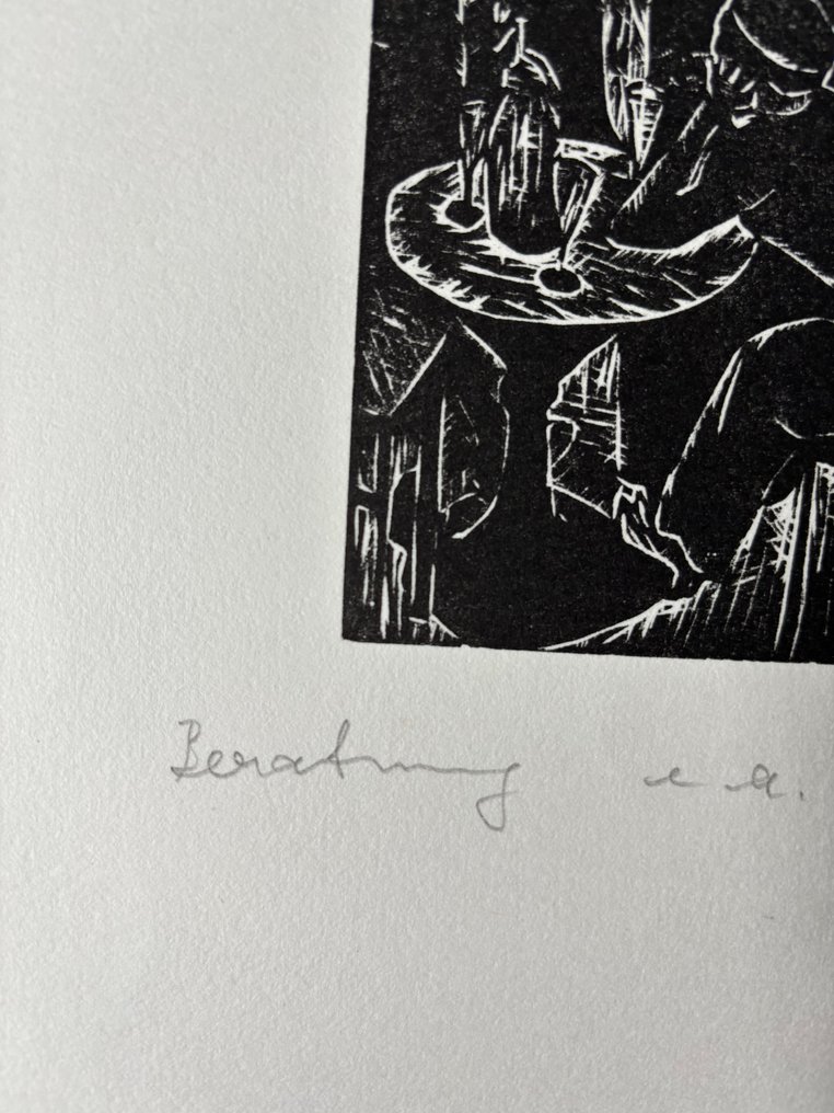 Christian Schad (1894-1982) - Beratung (1917/um 1975) #4.3