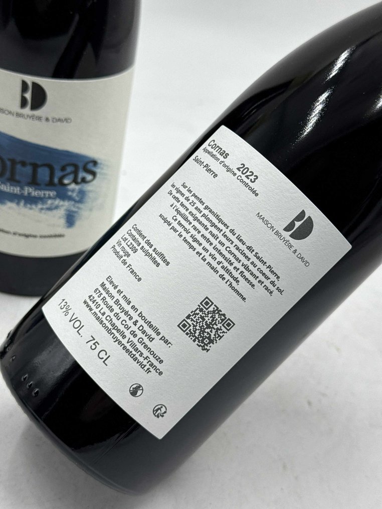 2023 Cornas Saint Pierre - Maison Bruyere & David Red - Rhône, Cornas - 3 Bottles (0.75L) #1.0