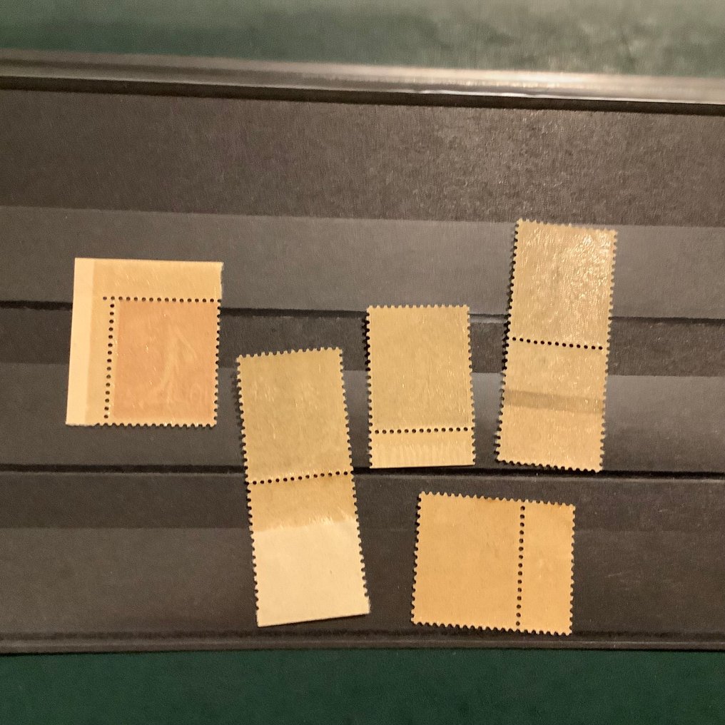 Francja 1903 - Semeuse Lignez: luksusowy zestaw, wszystko wyśrodkowane i z marginesem arkusza. - Yvert 129/133 #2.1