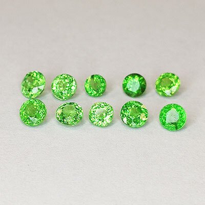 10 pcs  绿色 沙弗莱石  - 2.30 ct - 安特卫普宝石检测实验室（ALGT） #3.2