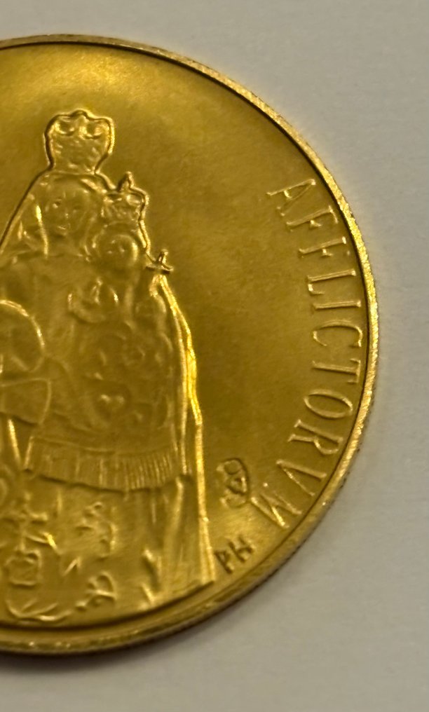 卢森堡. Médaille en or de Jean-Paul II Pontifex Maximus 1985 #4.3