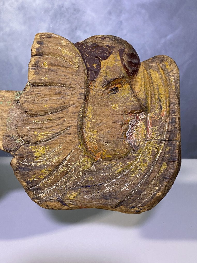 Relieff, Chiave di antico carretto siciliano Santa Rosalia XIX secolo - 92 cm - Polykrom tre #4.3
