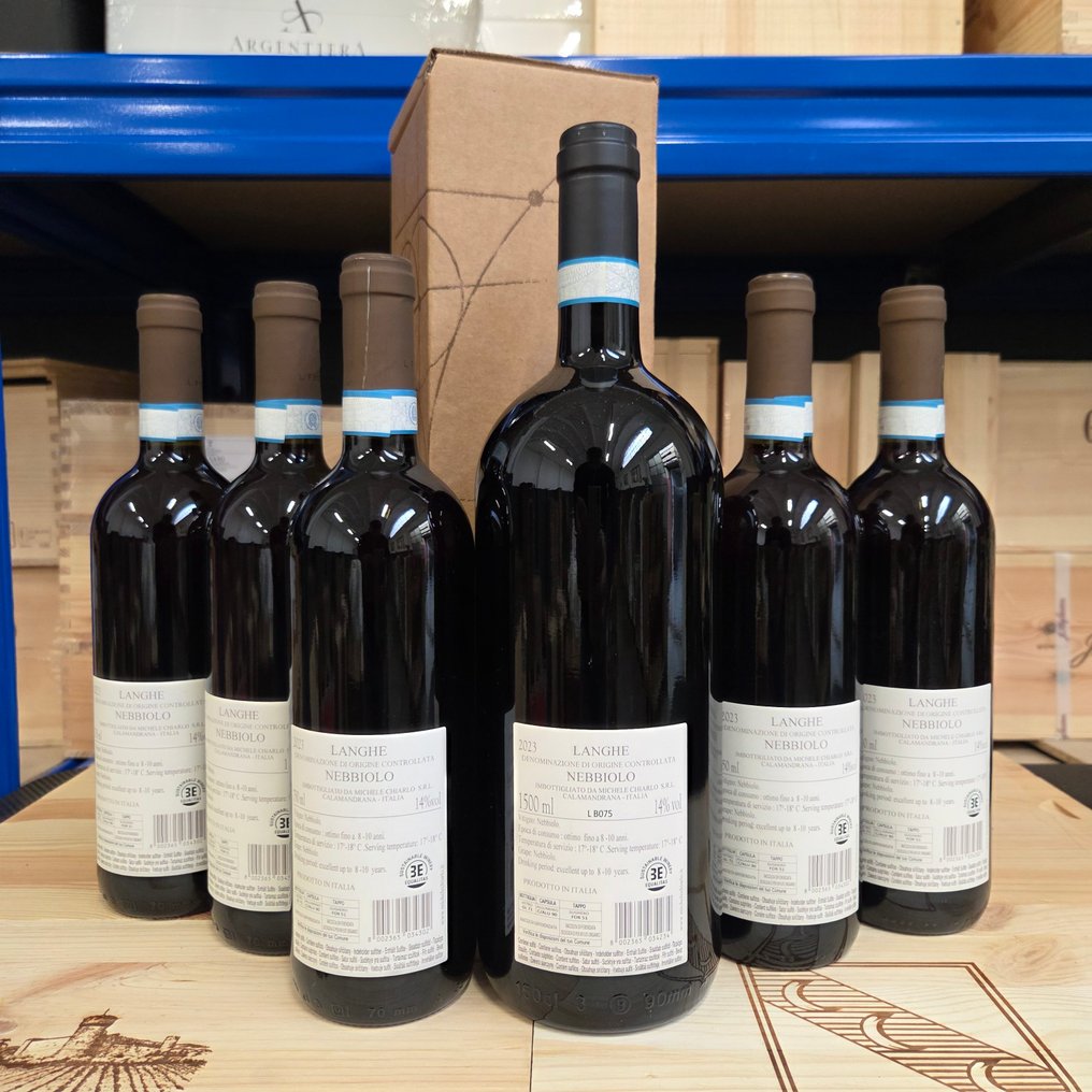 2023 Michele Chiarlo, Nebbiolo Il Principe - Piemonte - 5x75cl, 1x 150cl #1.0