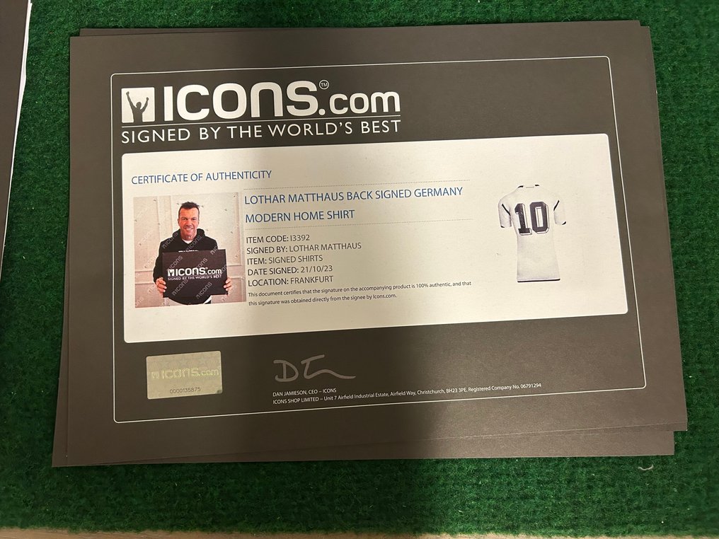 Germany - 世界盃足球賽 - Lothar Matthäus - 足球衫 #1.0