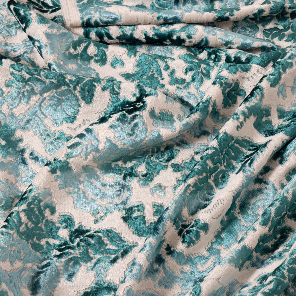 Raro italiensk fløyel - Cinigliato - Cangiante - Artistico - Polstringsstoff  - 380 cm - 140 cm #1.0