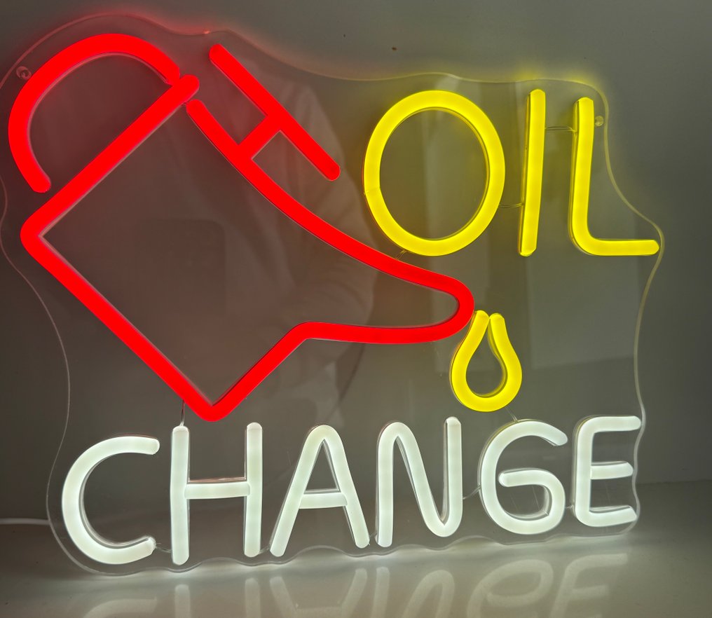 Διαφημιστική φιγούρα - Singular Neon Car Workshop - Αλλαγή λαδιού - 2000-2010 #1.0