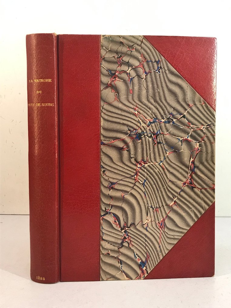 [Contes chinois] - ‎La Matrone du Pays de Soung. Les Deux Jumelles. [ex. sur Japon avec suite, Reliure signée E. - 1884 #2.1