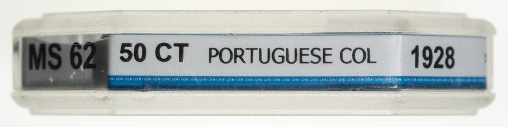 São Tomé ja Príncipe (Portugalin alue). 50 centavos 1928 - ESCASSA - GENI MS62 #2.1