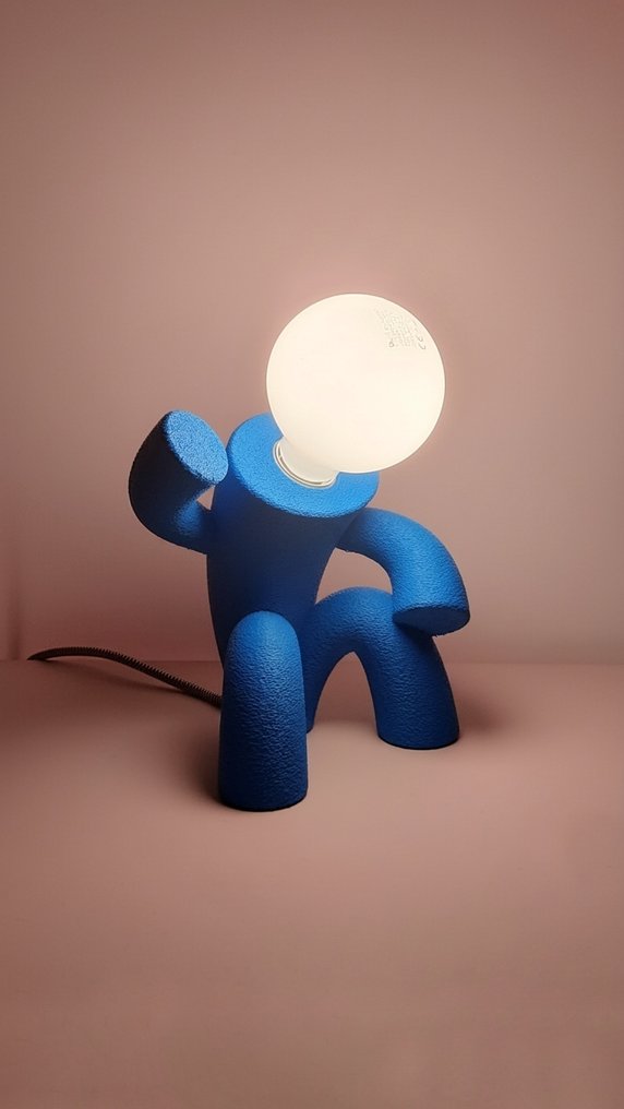 Yam Yest Design - Bedside table lamp - Loomie - red - PLA - 3D printed lamp #2.1