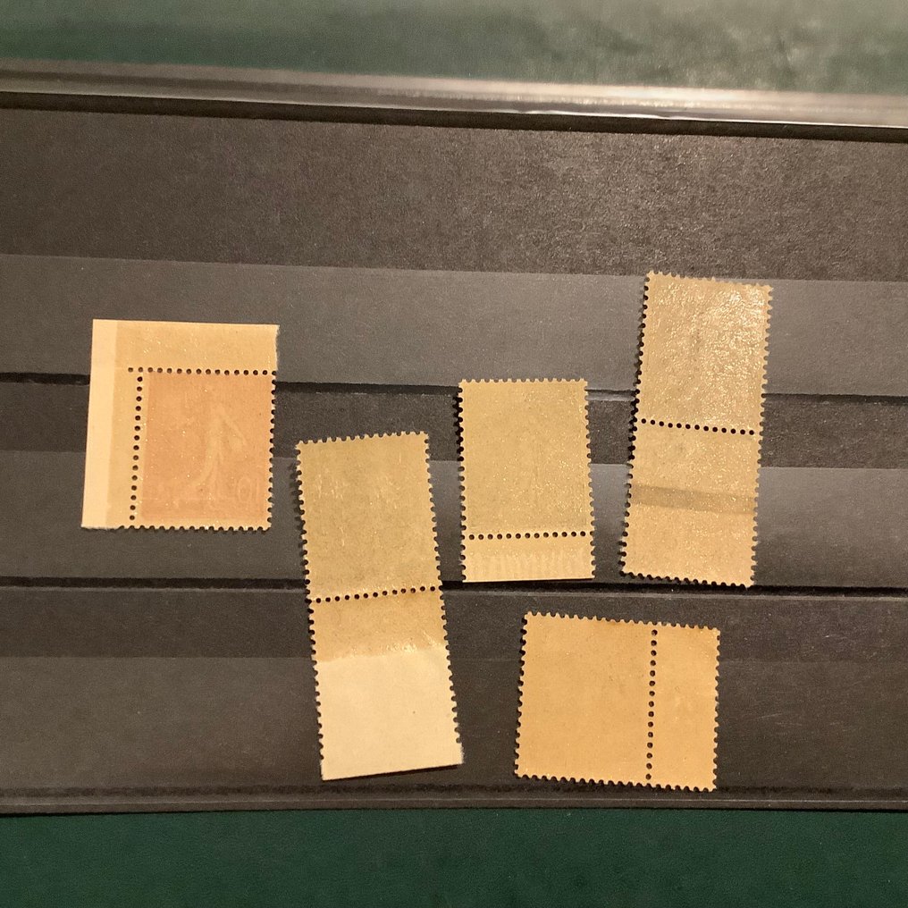 Francja 1903 - Semeuse Lignez: luksusowy zestaw, wszystko wyśrodkowane i z marginesem arkusza. - Yvert 129/133 #4.3