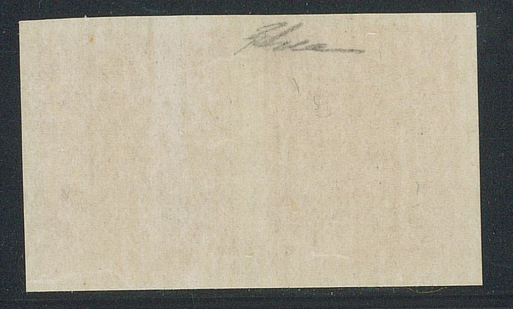 意大利共和国 - Siracusana,深红色无齿的里拉,没有水印。由R. Diena完整签发的证书。 - Catalogo C.E.I. n. 750ea, #2.1