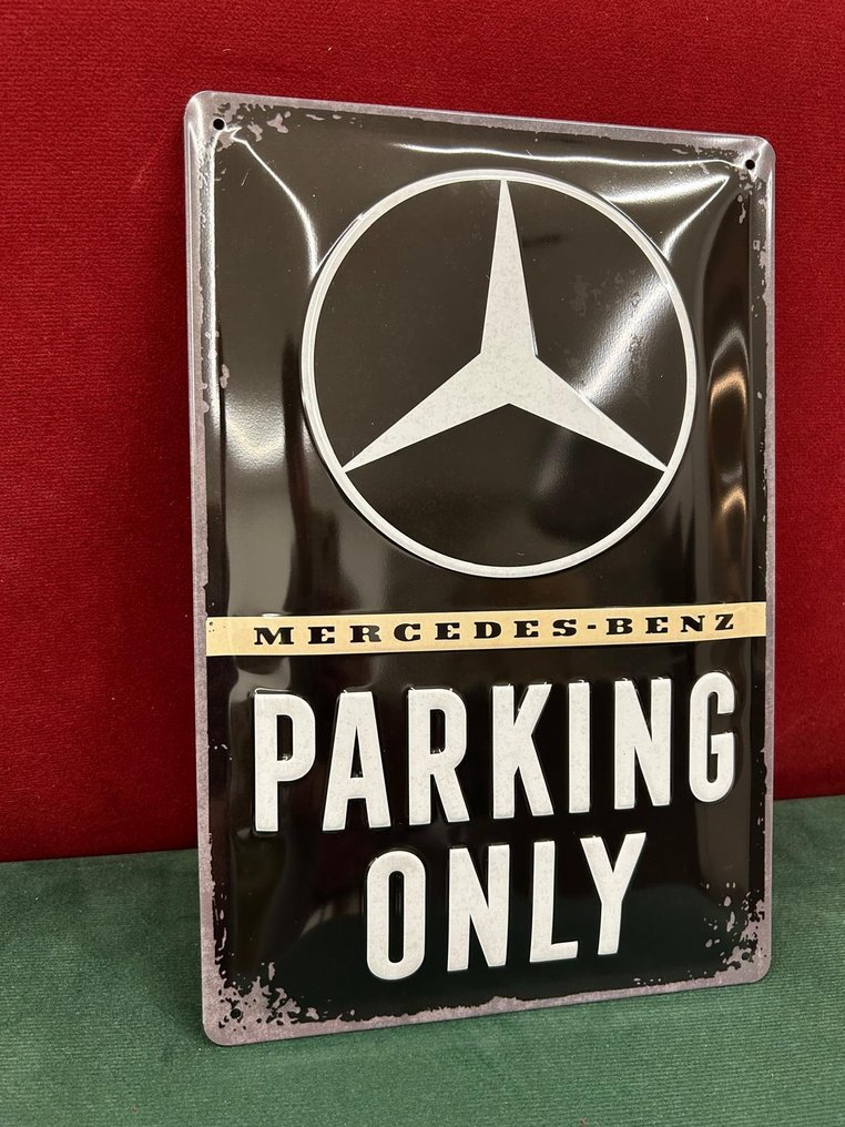 Mercedes Benz - Εμαγιέ πινακίδα - Μέταλλο #2.1