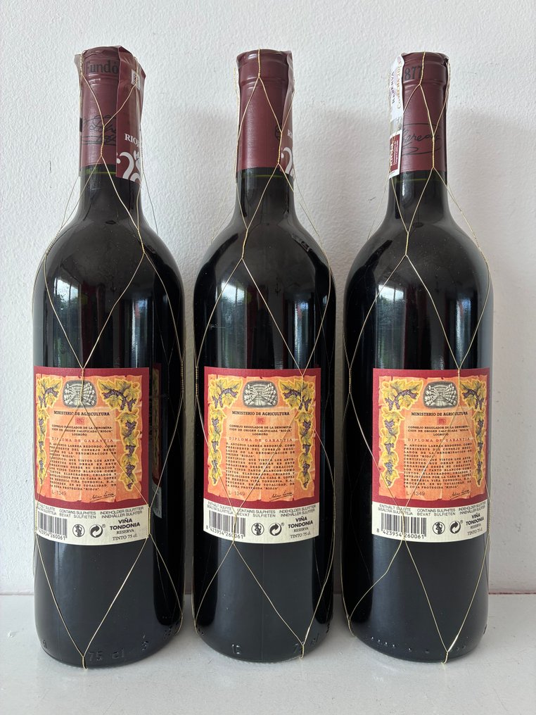 2013 R. Lopez de Heredia, Viña Tondonia - 拉里奧哈 Reserva - 3 瓶 (0.75L) #1.0