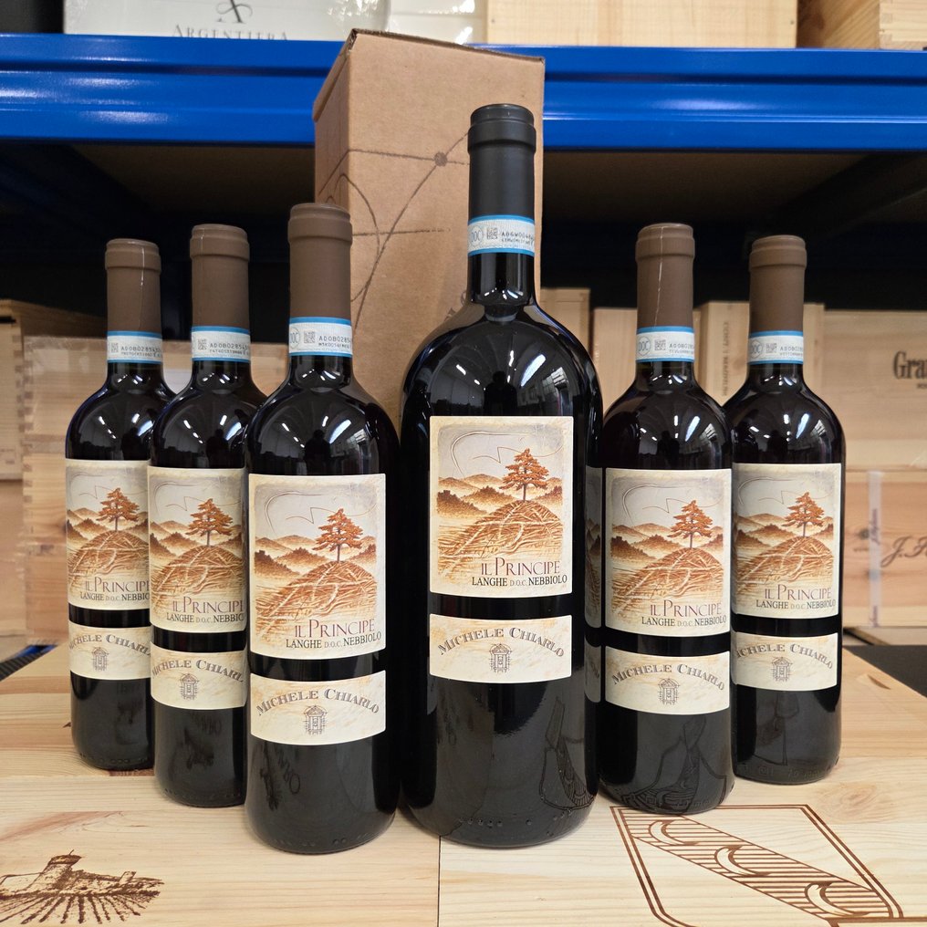 2023 Michele Chiarlo, Nebbiolo Il Principe - Piemonte - 5x75cl, 1x 150cl #1.0