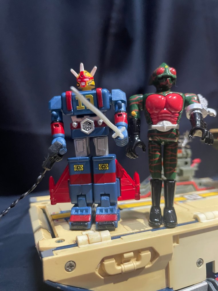 Bandai 1:64 - Modelmachines (3) - POPY superalloy series, plus Choudenshi Bioman (aircraft carrier) - (CHOGOKIN) 'CGA-21 CGA-02' #1.0