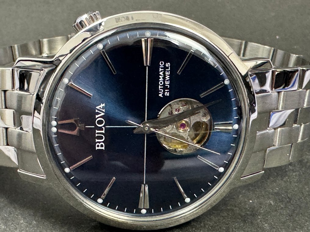 Bulova - Open Heart Automatic - No Reserve Price - 96A277 - Men - 2010-2020  #2.1