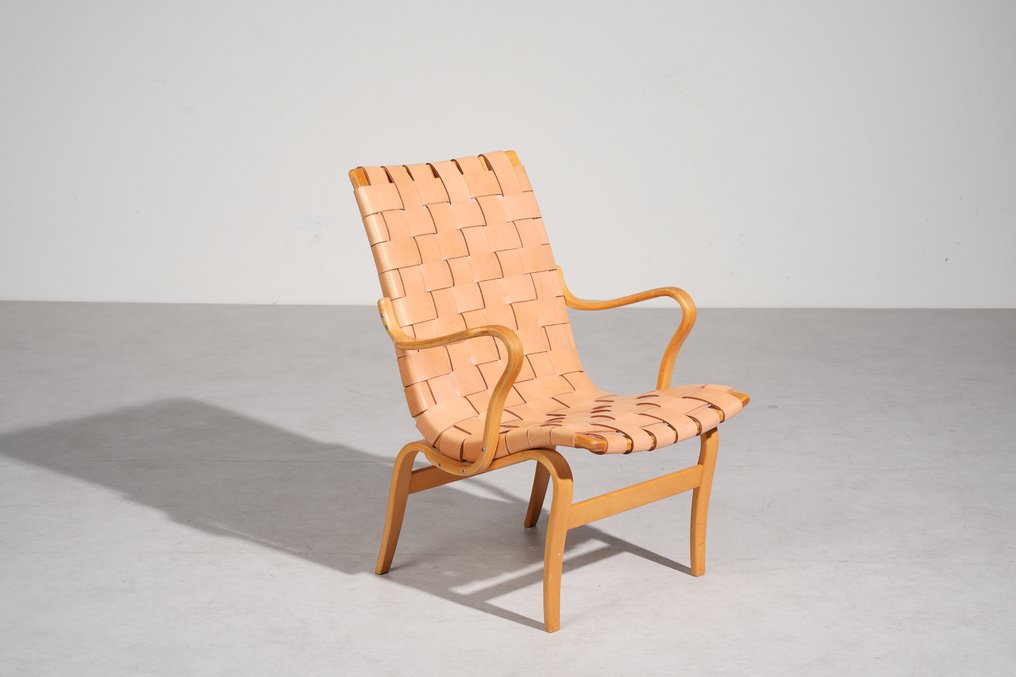 Bruno Mathsson - Πολυθρόνα - Ξύλο, Δέρμα #3.2