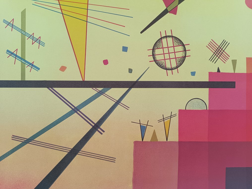 Kandinsky - Lithographie - Equilibrios de color 1 - Modern reprint #4.3