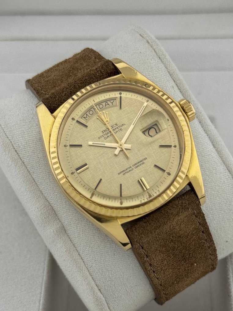 Rolex - Day-Date 36 - "Linen Dial" - 1803 - Mænd - 1973 #1.0
