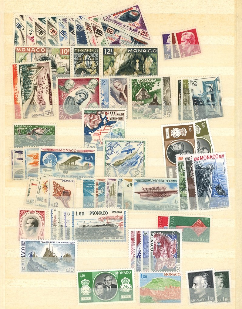 Monaco  - Monaco, new/obliterated set since the classics, SM/Moderns, Poste, ... #1.0