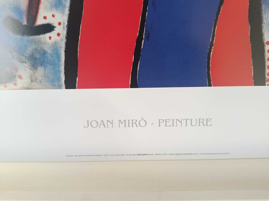 Joan Miró - Litografía de Titulo "Peinture" #4.3
