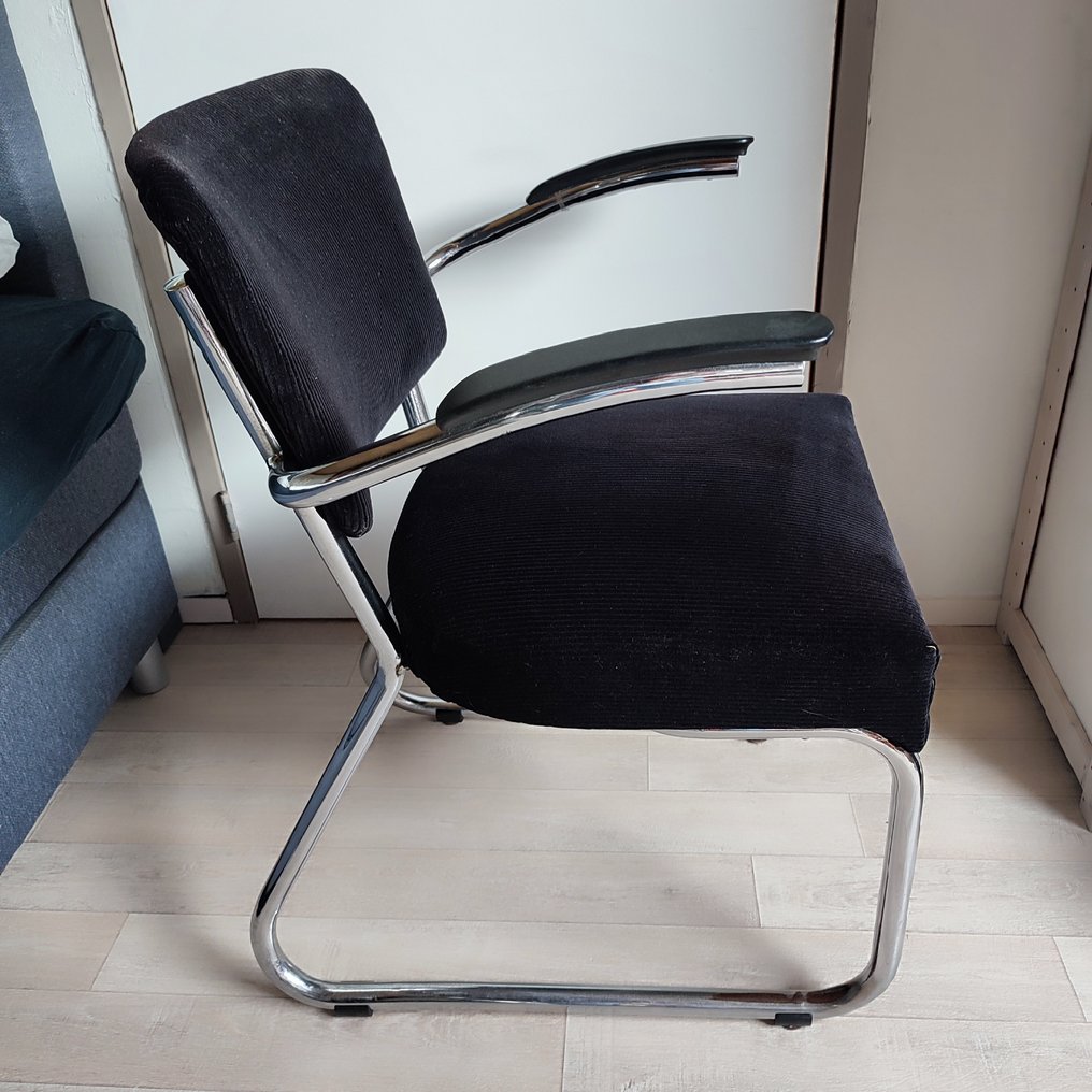 椅子 - 复古设计椅 - 牛仔布 - 复古椅子 #2.1