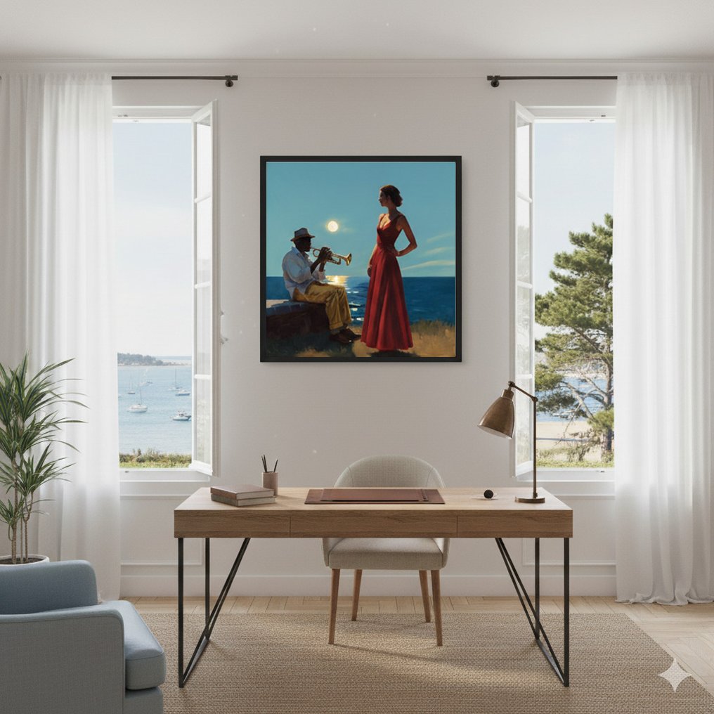 Le Yack - Moonlight Jazz - Hand signed #1.0