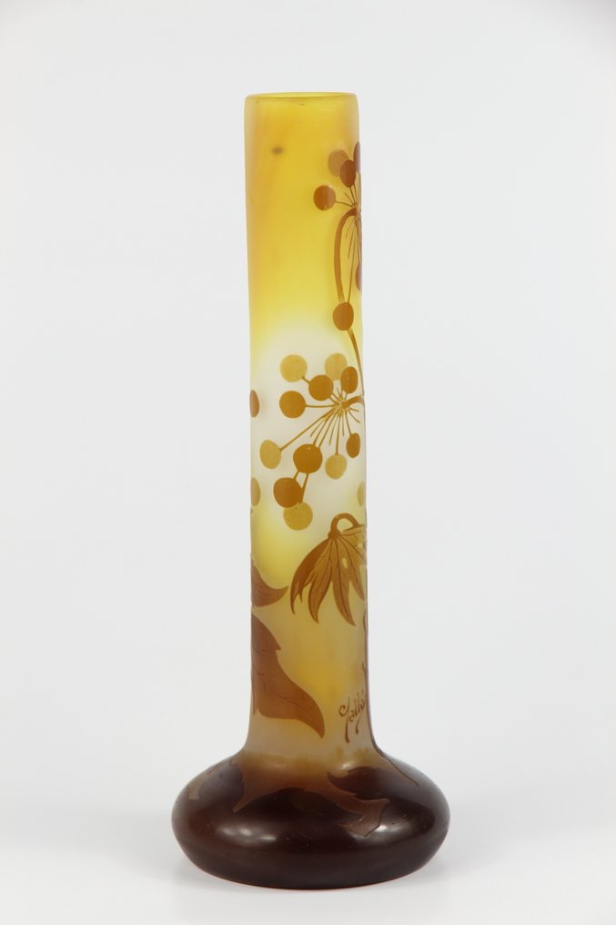 Emile Gallé - 花瓶  - 玻璃 #4.3