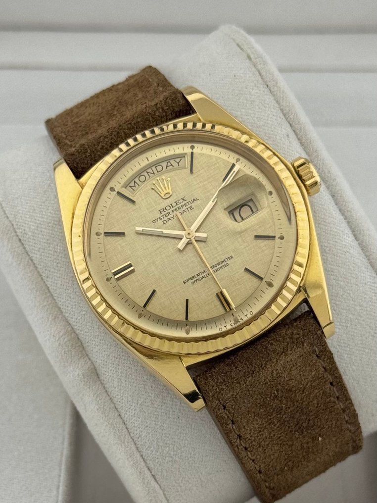 Rolex - Day-Date 36 - "Linen Dial" - 1803 - Mænd - 1973 #2.1