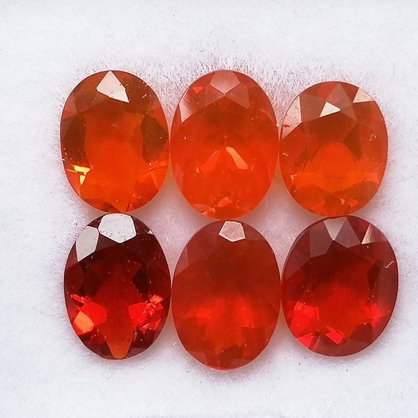 6 pcs  Opal  - 3.24 ct - Instituto Gemólogico Español (IGE) #1.0