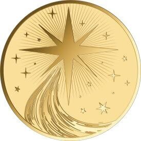 Chad. 3000 Francs 1/1000 oz 999 Fine Gold 3000 CFA Francs Light of Christmas Three Wise Men Coin (In Assay) (No Reserve Price) #1.0