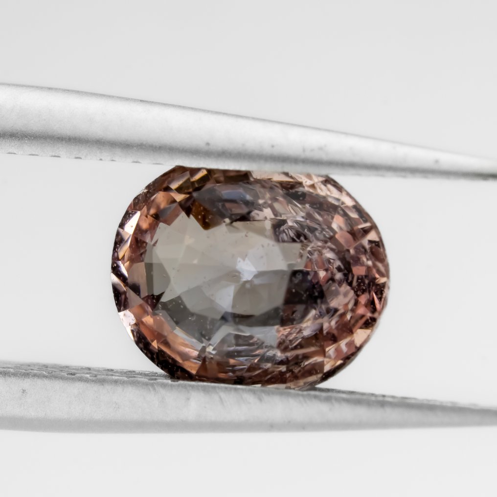 1 pcs Roz, Portocaliu safir Padparadscha - 2.01 ct - AIGS (Institutul asiatic de științe gemologice) #3.2
