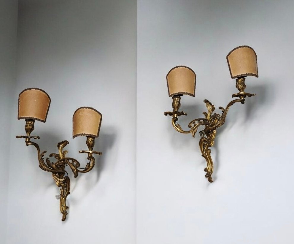 壁突式照明 (2) - 镀金青铜 #1.0