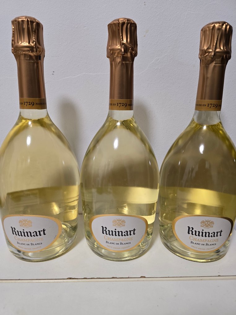Ruinart, Blanc de Blancs - Champagne Blanc de Blancs - 3 Pullot (0.7 L) #1.0