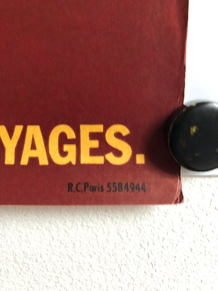 Bernard Villemot - Villemot - Location de voitures - affiche originale - 1974 #1.0