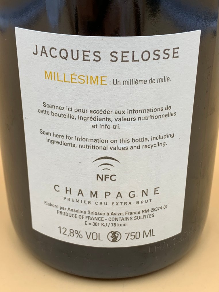 2012 Jacques Selosse, Millésime - Σαμπάνια Premier Cru - 1 Î¦Î¹Î¬Î»Î· (0,75L) #4.3