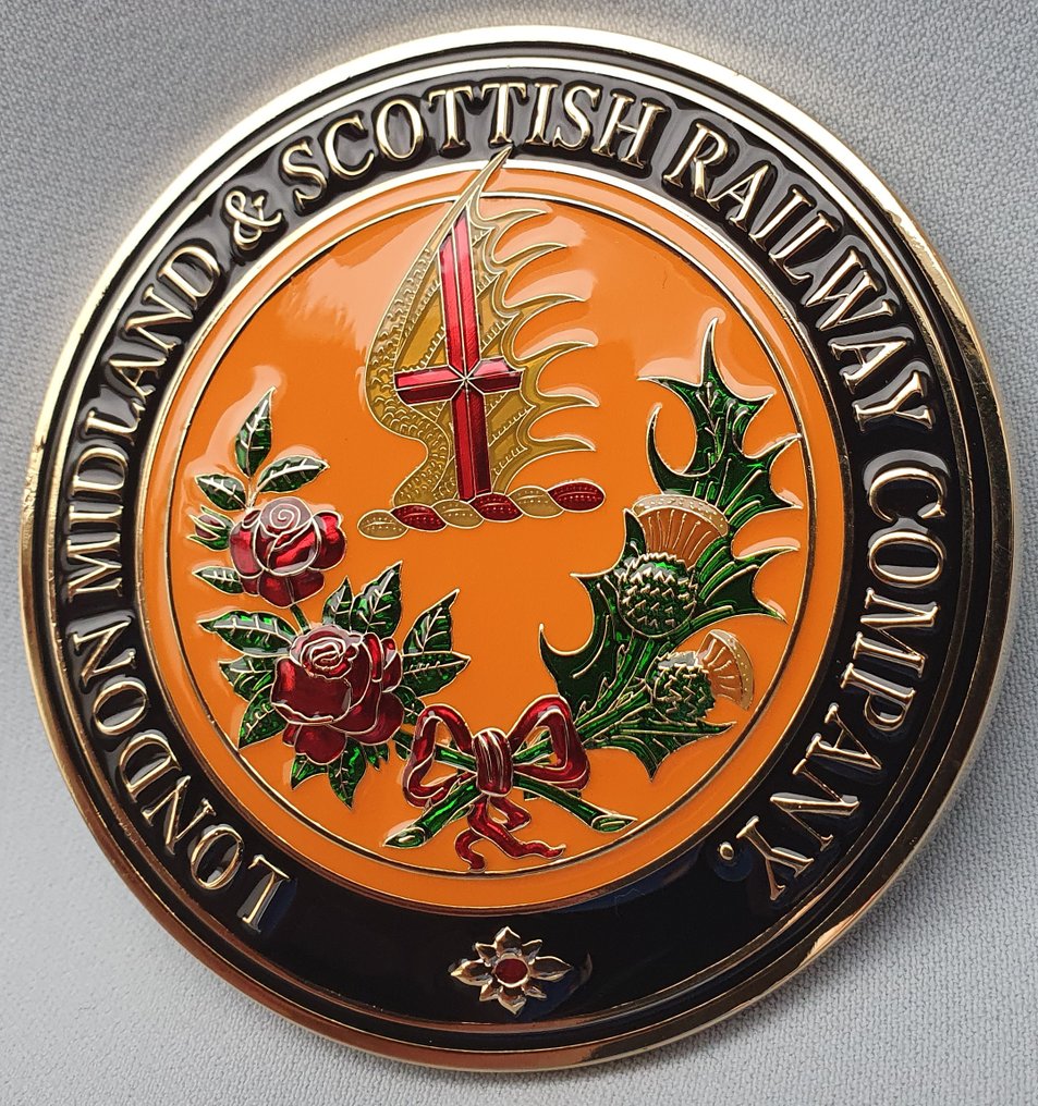 Insignă - LONDON MIDLAND & SCOTTISH RAILWAY COMPANY - BRITISH RAILWAYS - Regatul Unit - al 21-lea #3.2