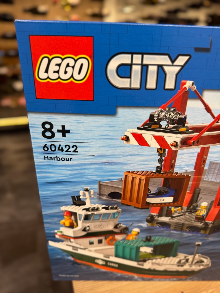 LEGO Set - 60422 - City - SEASIDE HARBOR WITH CARGO SHIP #2.1