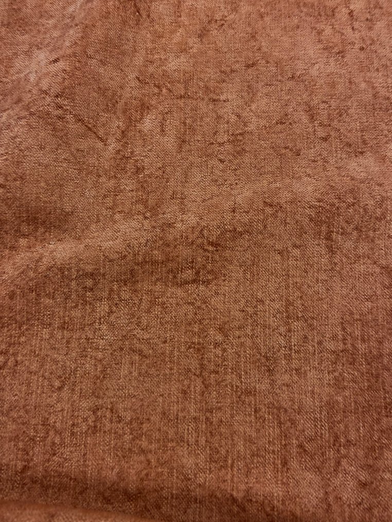 Prestigious fabric with a consistent yet very soft feel, made of burnt cotton with stone wash - Upholstery fabric - 400 cm - 140 cm #3.2