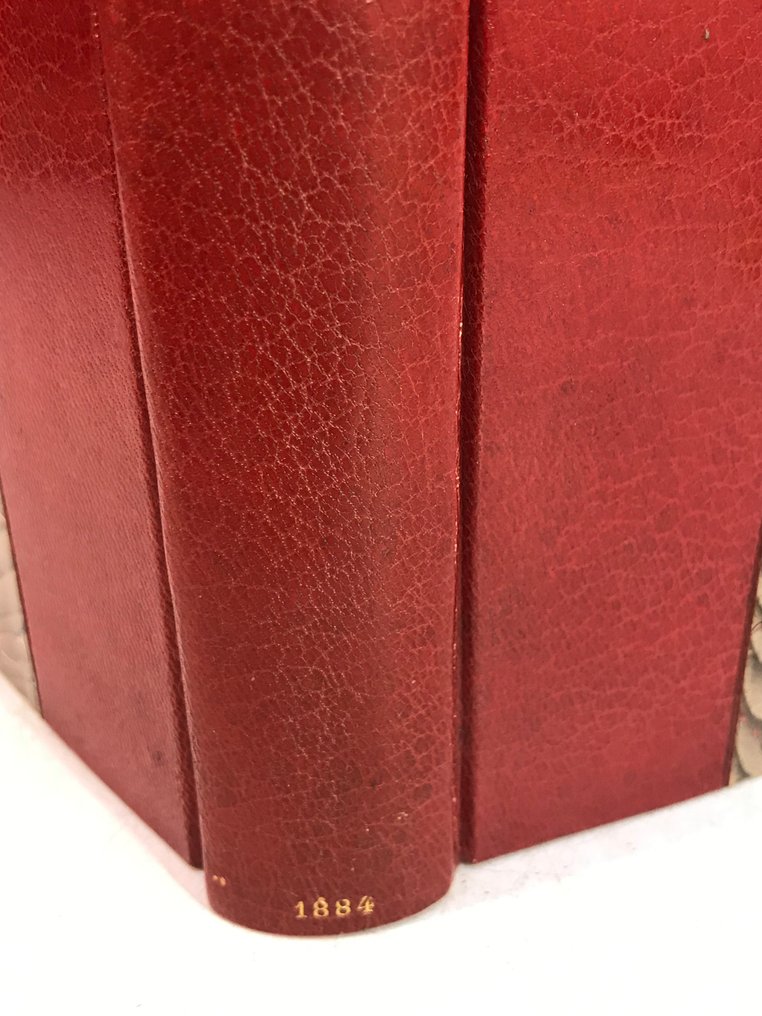 [Contes chinois] - ‎La Matrone du Pays de Soung. Les Deux Jumelles. [ex. sur Japon avec suite, Reliure signée E. - 1884 #4.3