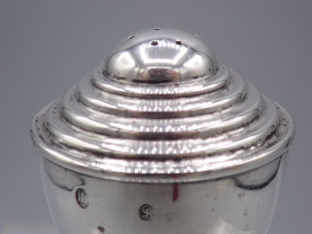 Saliera - Art Deco - .830 argento, bakelite #4.3