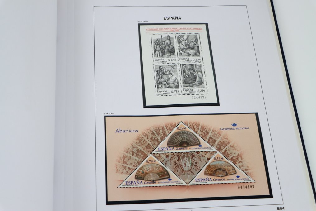 西班牙 + 西班牙语 安道尔 1971/2005 - 几乎完整的未使用收藏，装在Davo相册中 #2.1