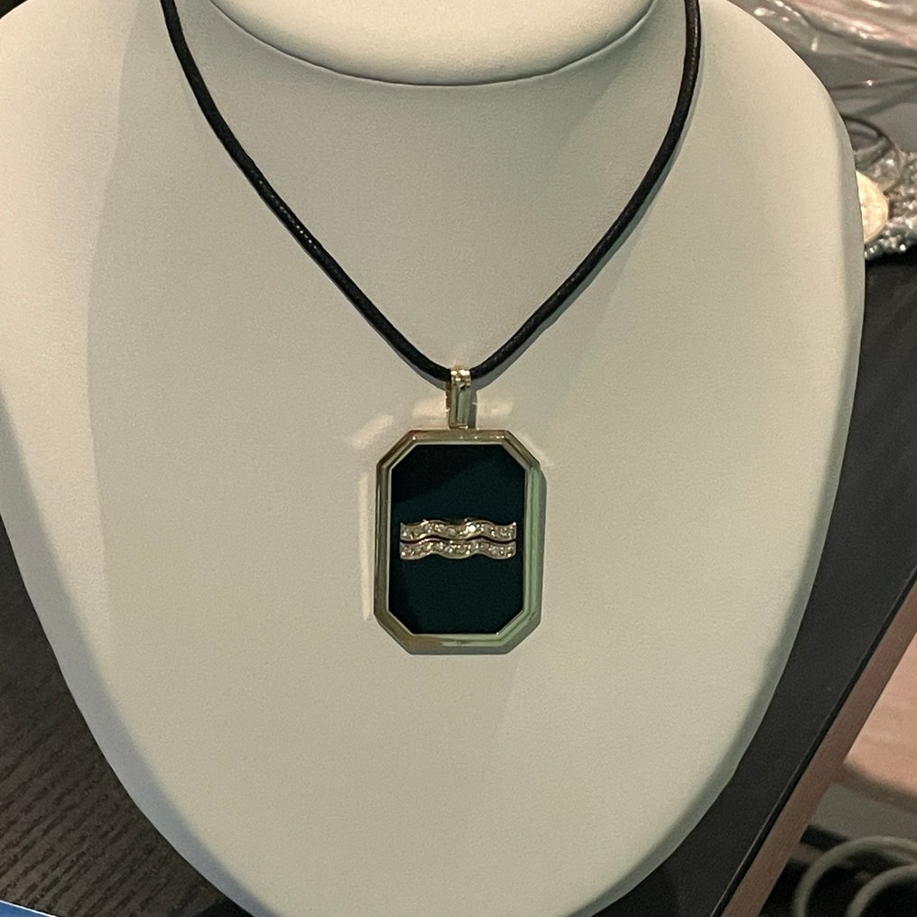 Κρεμαστό κόσμημα - 18 καράτια Κίτρινο χρυσό Όνυχας - Διαμάντι - Μοναδικό κομμάτι #2.1