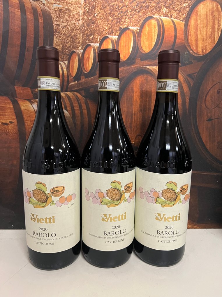 2020 Vietti Castiglione - Barolo - 3 Flaschen (0,75 l) #1.0