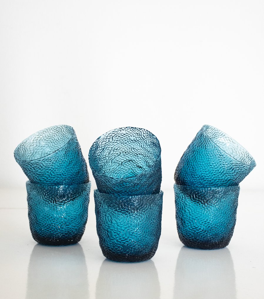 Ribes Atelier - Maryana Iskra - Σετ ποτού (6) - ΔΩΡΕΑΝ ΑΠΟΣΤΟΛΗ στην €ζώνη. - Γυαλί Murano - ΔΩΡΕΑΝ ΑΠΟΣΤΟΛΗ #1.0