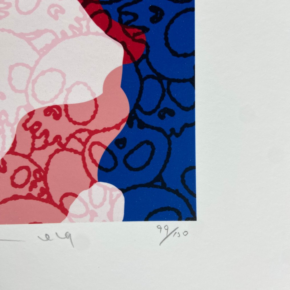 Takashi Murakami (1962) - Murakami Flower #4441 Warhol Camouflage #4.3