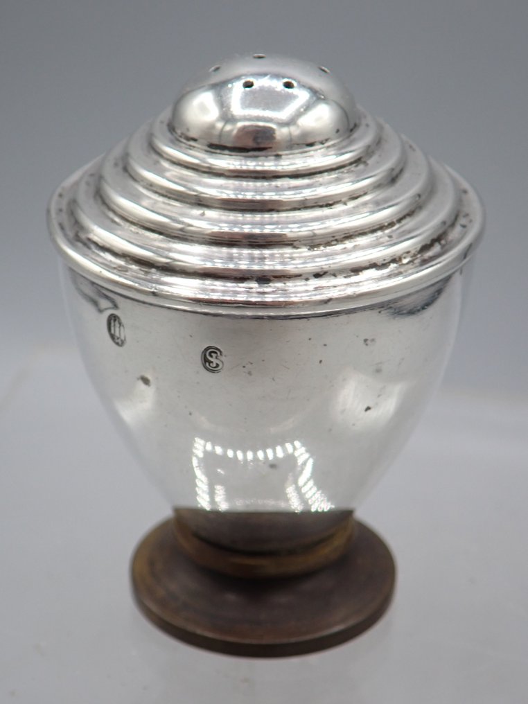 Saliera - Art Deco - .830 argento, bakelite #3.2